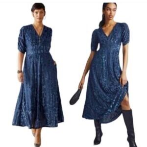 Anthropologie | Dresses | Anthropologie Maeve Linen Tie Back Maxi Dress |  Poshmark